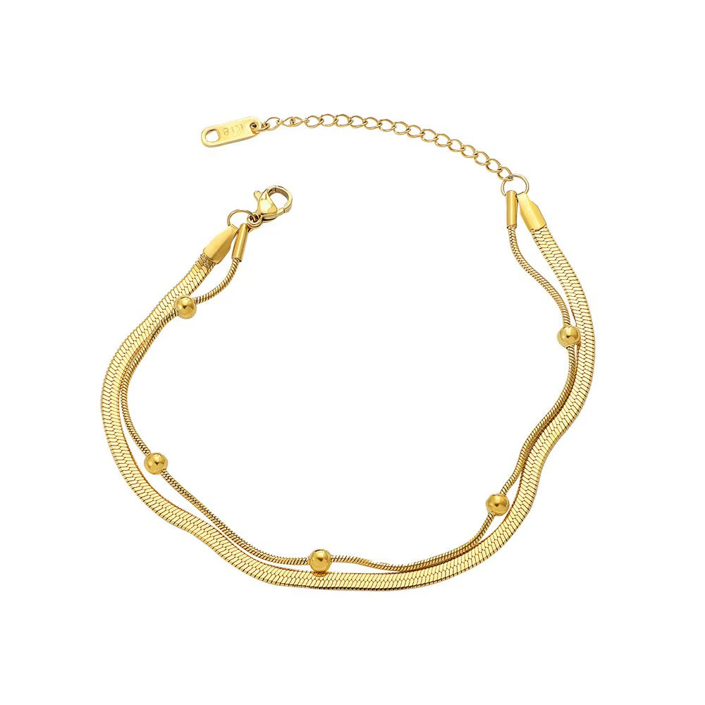 The Livia Layered Anklet