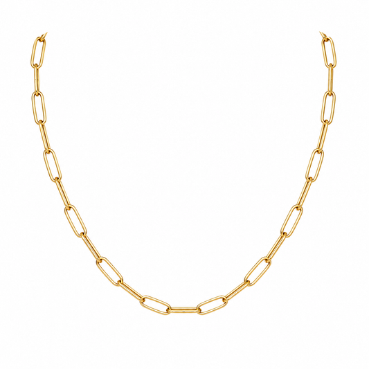 The Aurelia Paperclip Chain Necklace