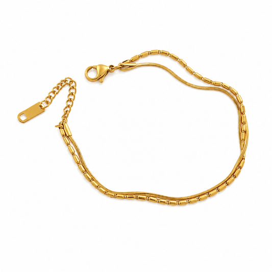 The Estelle Double Chain Bracelet