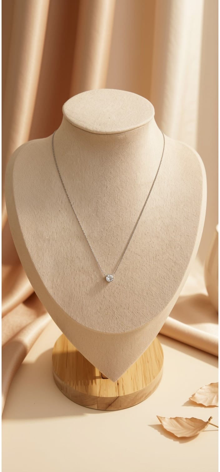 The Celine Solitaire Necklace