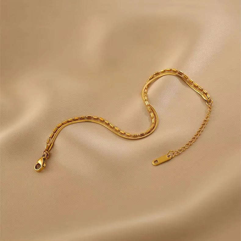 The Estelle Double Chain Bracelet