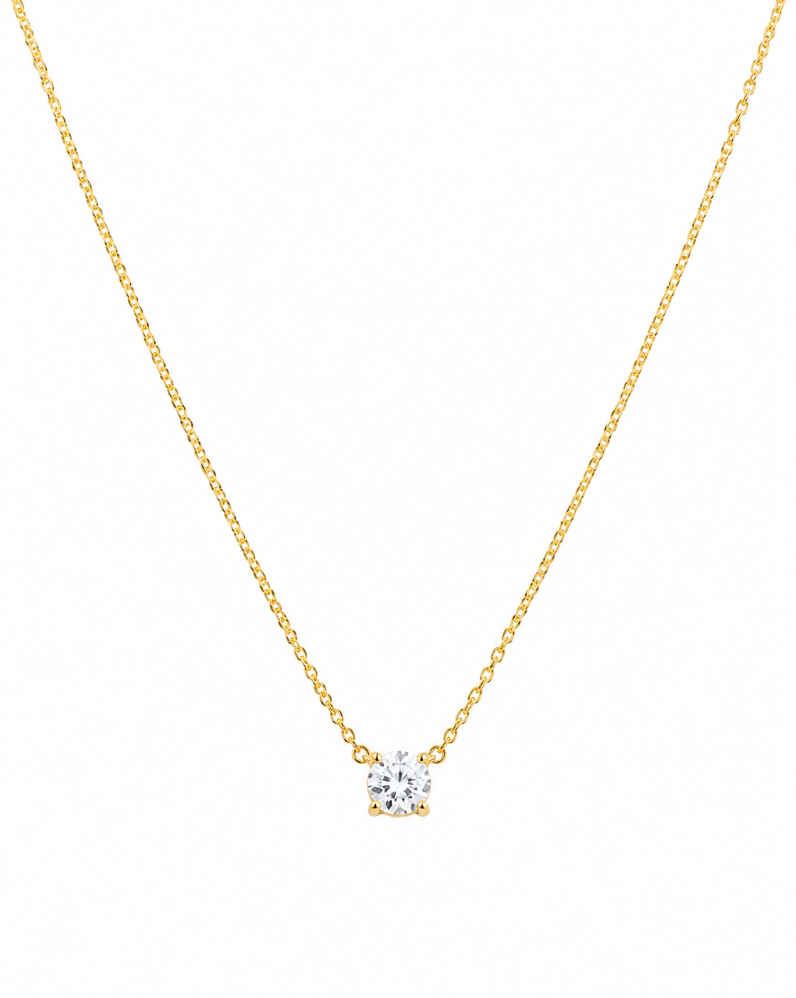 The Celine Solitaire Necklace