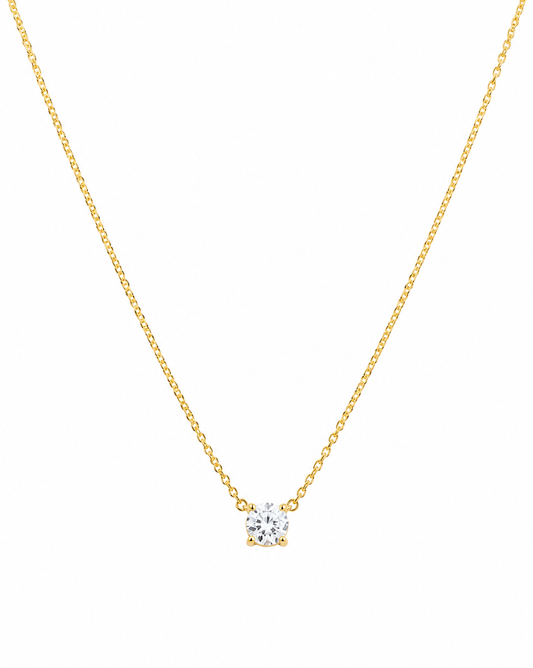 The Celine Solitaire Necklace