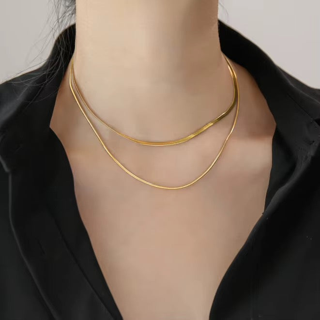 The Camille Layered Chain Necklace