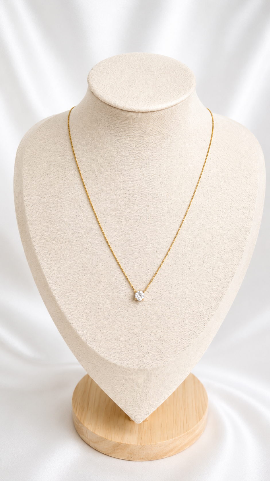 The Celine Solitaire Necklace