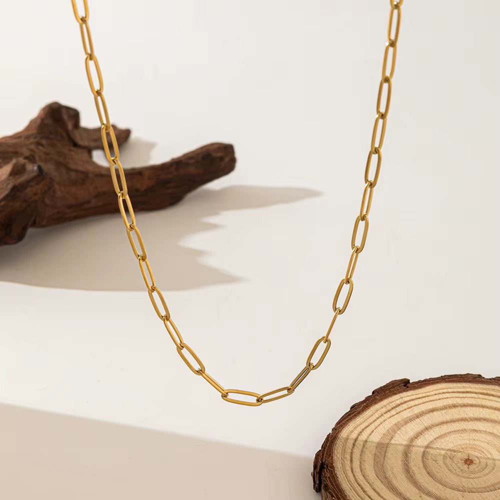 The Aurelia Paperclip Chain Necklace