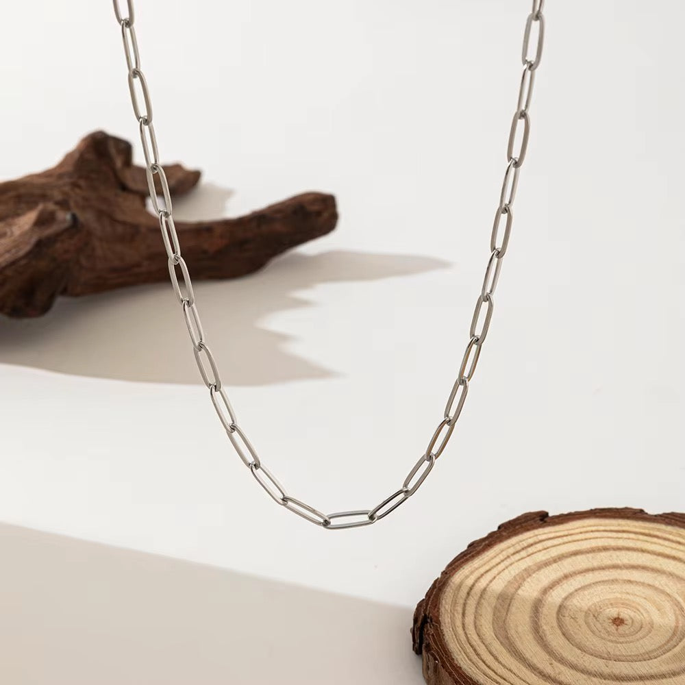 The Aurelia Paperclip Chain Necklace